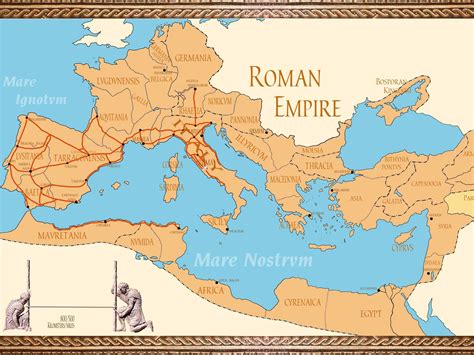 An Incredibly Detailed Map of the Roman Empire At Its Height in .